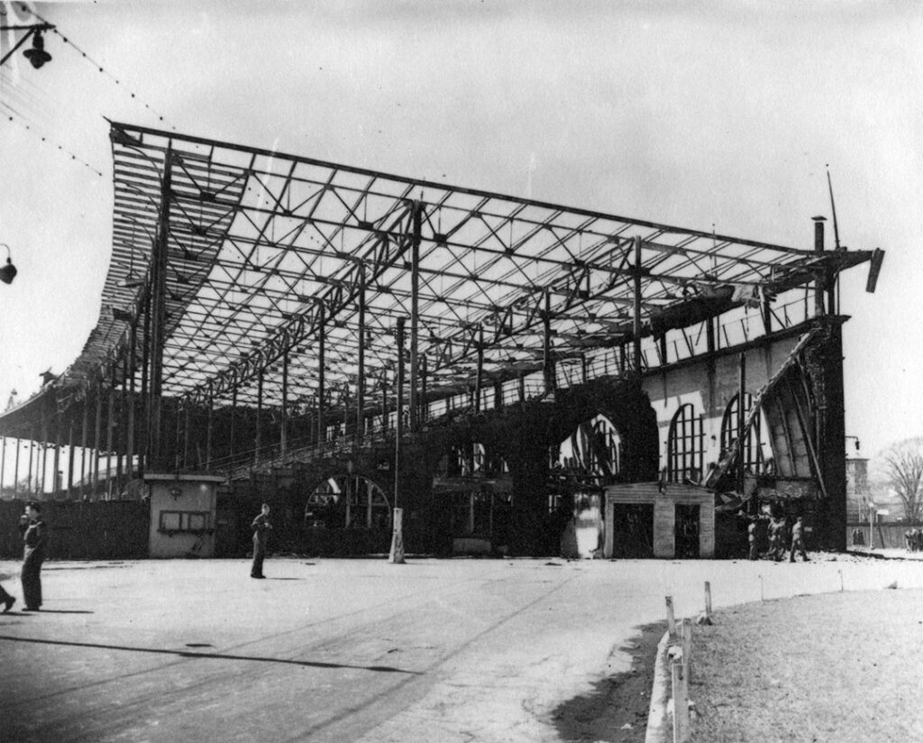 Rebuilding the Grand Stand, 1948 – CNE Heritage