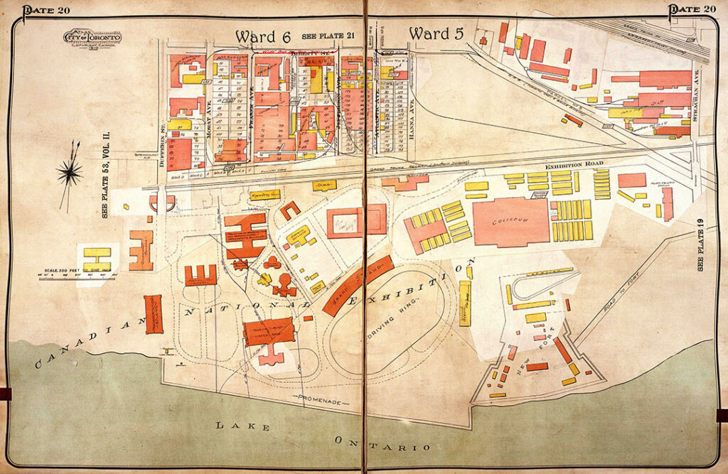 CNE Grounds Map, 1924 – CNE Heritage